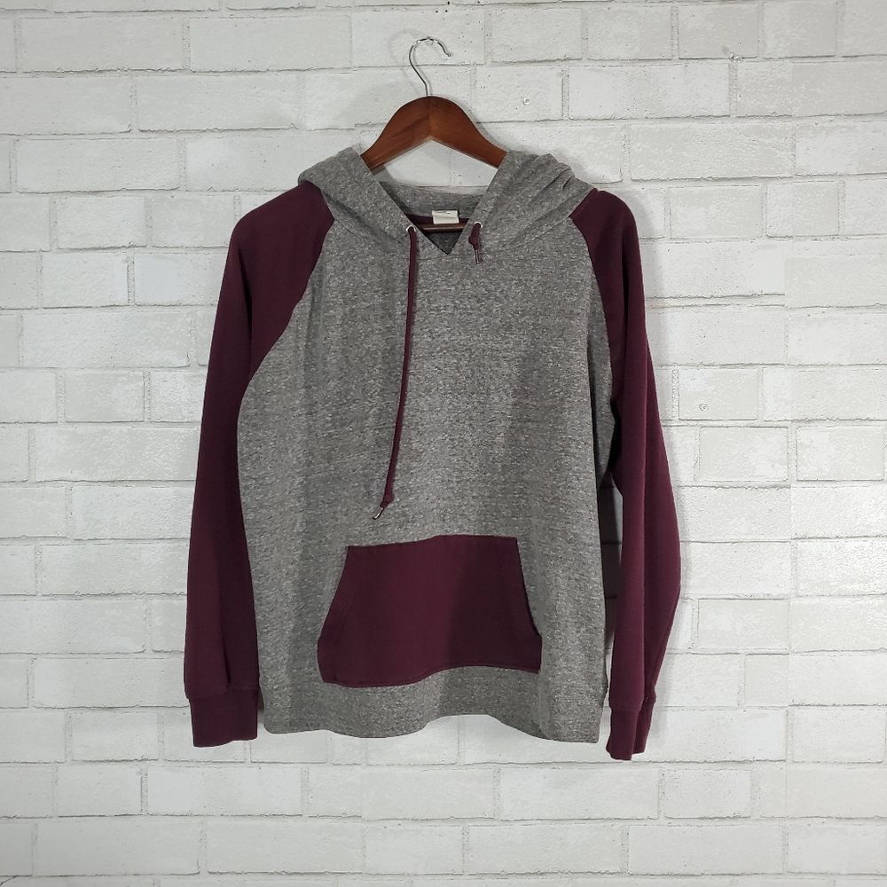Zine Clothing gray hooded sweatshirt